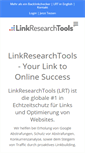 Mobile Screenshot of linkresearchtools.de