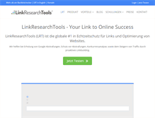 Tablet Screenshot of linkresearchtools.de