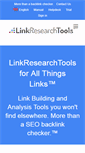 Mobile Screenshot of linkresearchtools.com