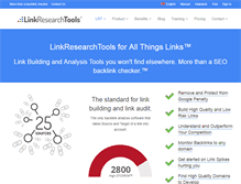 Tablet Screenshot of linkresearchtools.com